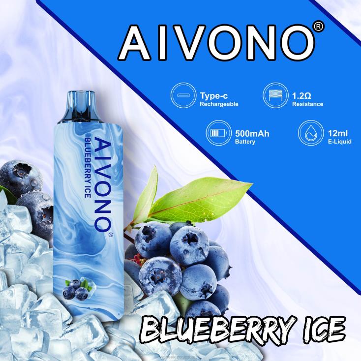 Aivono AIM GUN 7.000 gelo de mirtilo NHDB2104 - Vape Descartavel