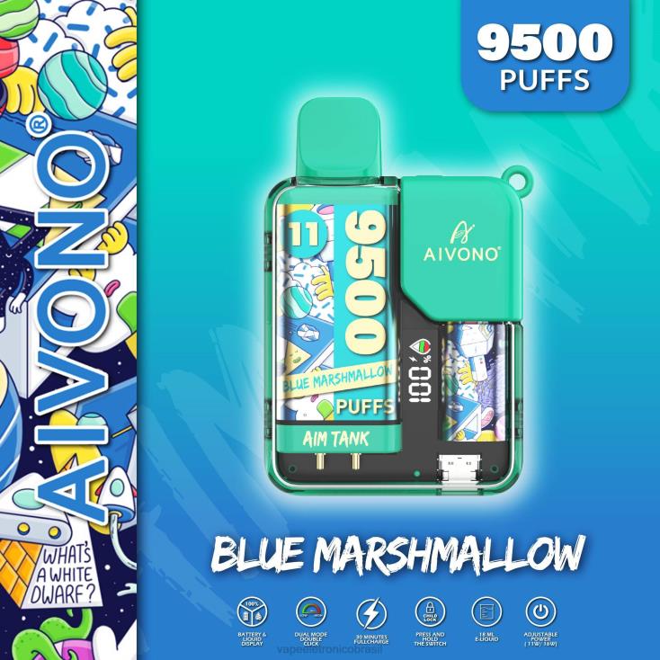 Aivono AIM TANK 9500 marshmallow azul NHDB242 - Vape Vaporesso