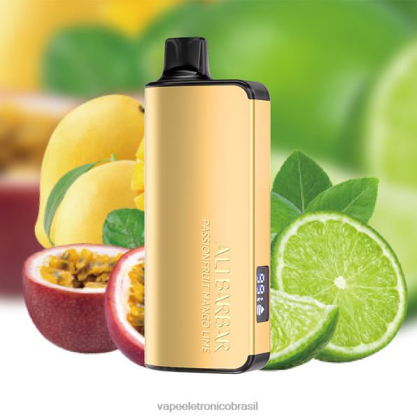 Alibarbar Ingot 9000 vapores descartáveis maracujá manga limão 6BR2822 - Vape Vaporesso
