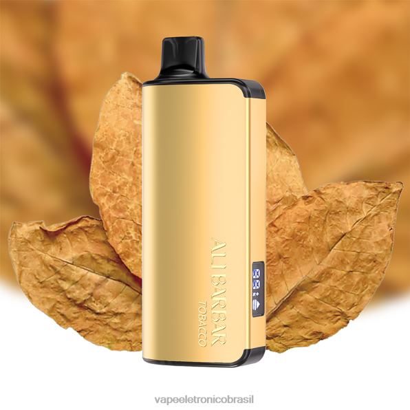 Alibarbar Ingot 9000 vapores descartáveis tabaco 6BR2825 - Vape Sem Nicotina