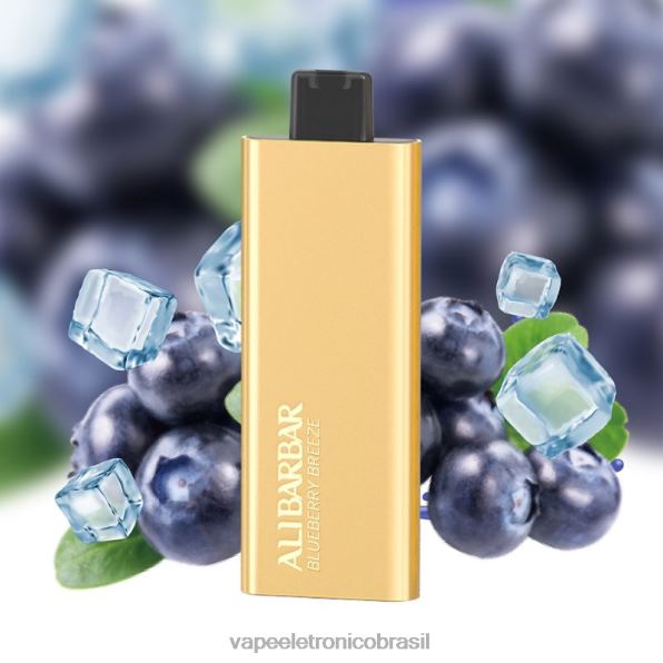 Alibarbar Pandora 7000 vapores descartáveis brisa de mirtilo 6BR2851 - Vape Recarregável