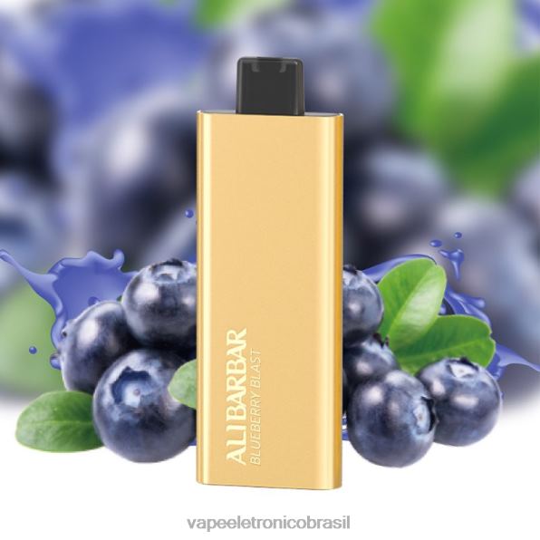 Alibarbar Pandora 7000 vapores descartáveis explosão de mirtilo 6BR2850 - Vape Sem Nicotina