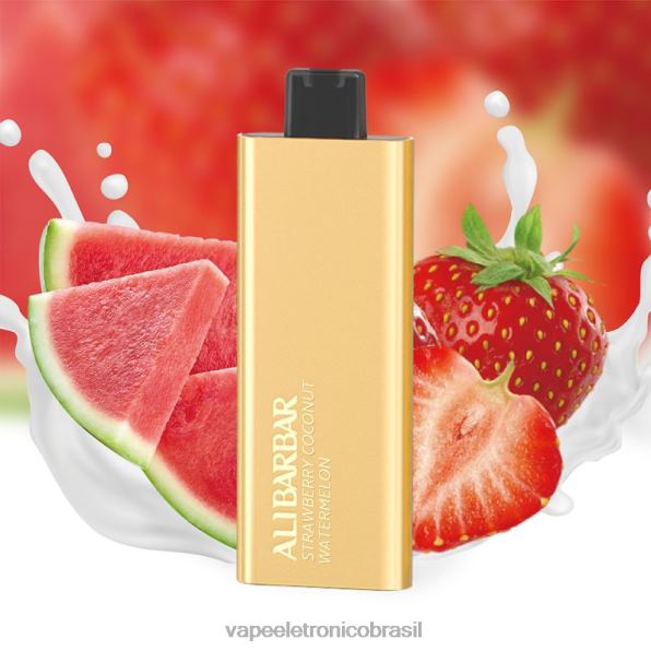 Alibarbar Pandora 7000 vapores descartáveis melancia de coco com morango 6BR2862 - Vape Vaporesso
