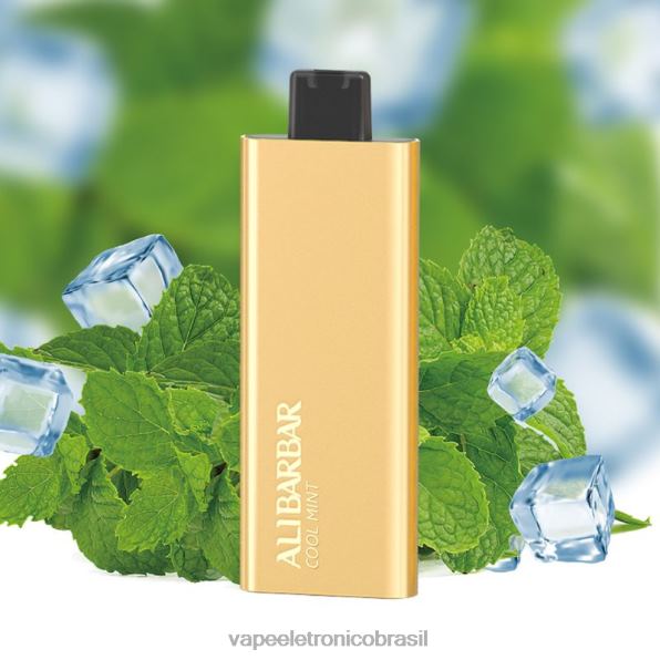 Alibarbar Pandora 7000 vapores descartáveis menta fresca 6BR2854 - Vape Descartavel