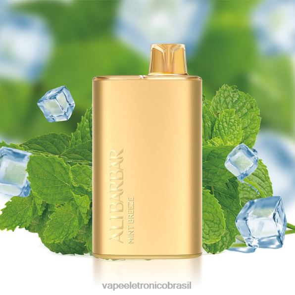 Alibarbar Rich 8.000 vapores descartáveis brisa de menta 6BR288 - Vape Eletronico