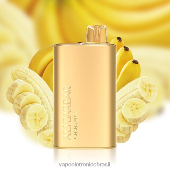 Alibarbar Rich 8.000 vapores descartáveis zumbido de banana 6BR282 - Vape Vaporesso