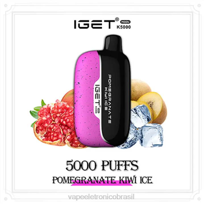 IGET Moon k5000 gelo de romã e kiwi 8Z4617 - Vape Vaporesso