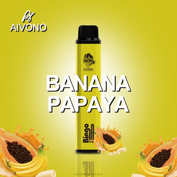 Aivono AIM BINGO 4000 banana mamão NHDB2137 - Vape Vaporesso