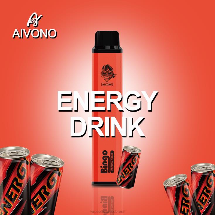 Aivono AIM BINGO 4000 bebida energética NHDB2141 - Vape Recarregável