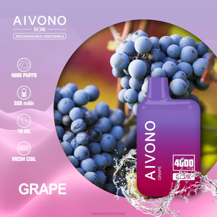 Aivono AIM BOXX 4000 uva NHDB2213 - Vape Eletronico