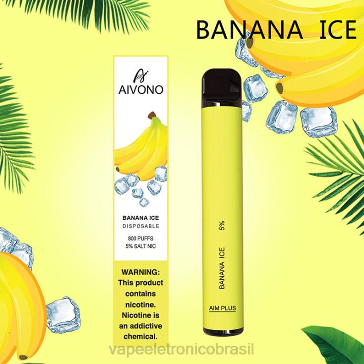 Aivono AIM PLUS 800 gelo de banana NHDB2171 - Vape Recarregável