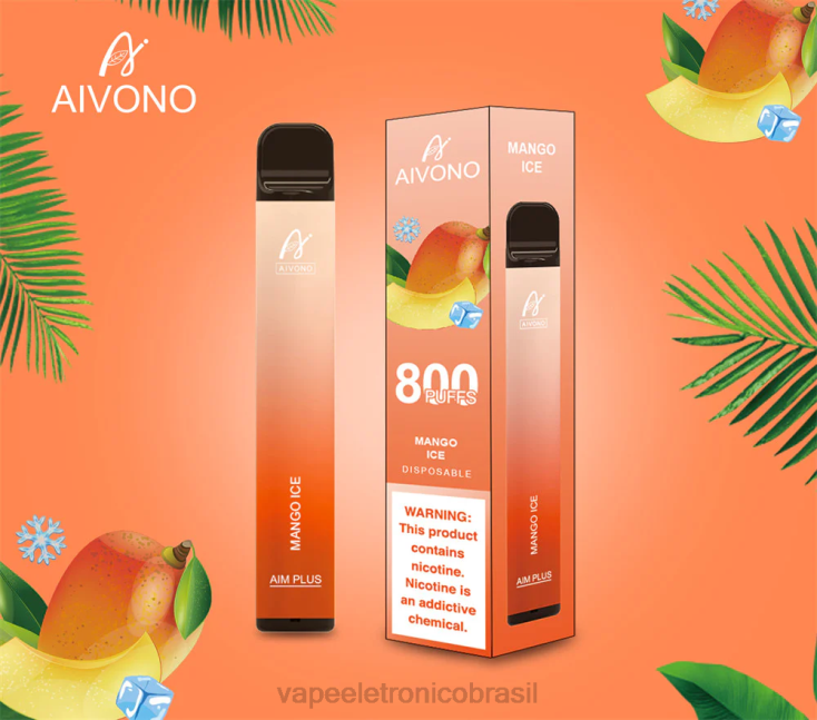 Aivono AIM PLUS 800 gelo de manga NHDB2184 - Vape Descartavel