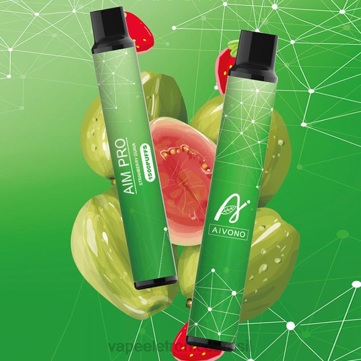 Aivono AIM PRO 1500 goiaba morango NHDB2164 - Vape Descartavel