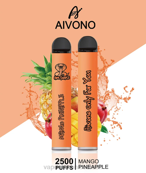 Aivono AIM SNAKE 2500 abacaxi manga NHDB2310 - Vape Sem Nicotina