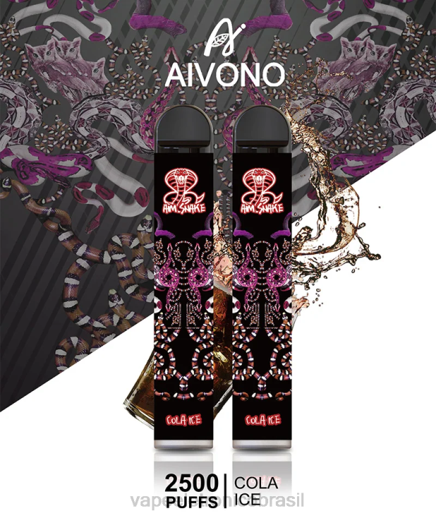 Aivono AIM SNAKE 2500 refrigerante de cola NHDB2301 - Vape Recarregável